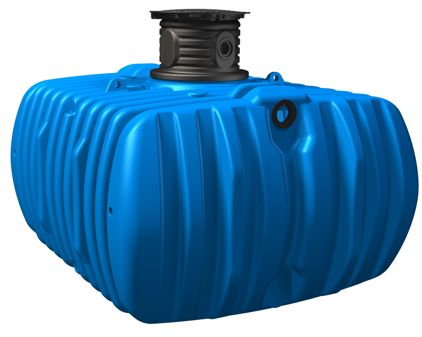L Flachtank-Paket 15000 L - Blau, Kunststoff (630/134/245cm) - 4rain