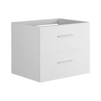 WASCHBECKENUNTERSCHRANK - 60 cm x 45 cm - holz - weiß Kayla - Weiß, Holz (60/47/45cm) - Vente-Unique