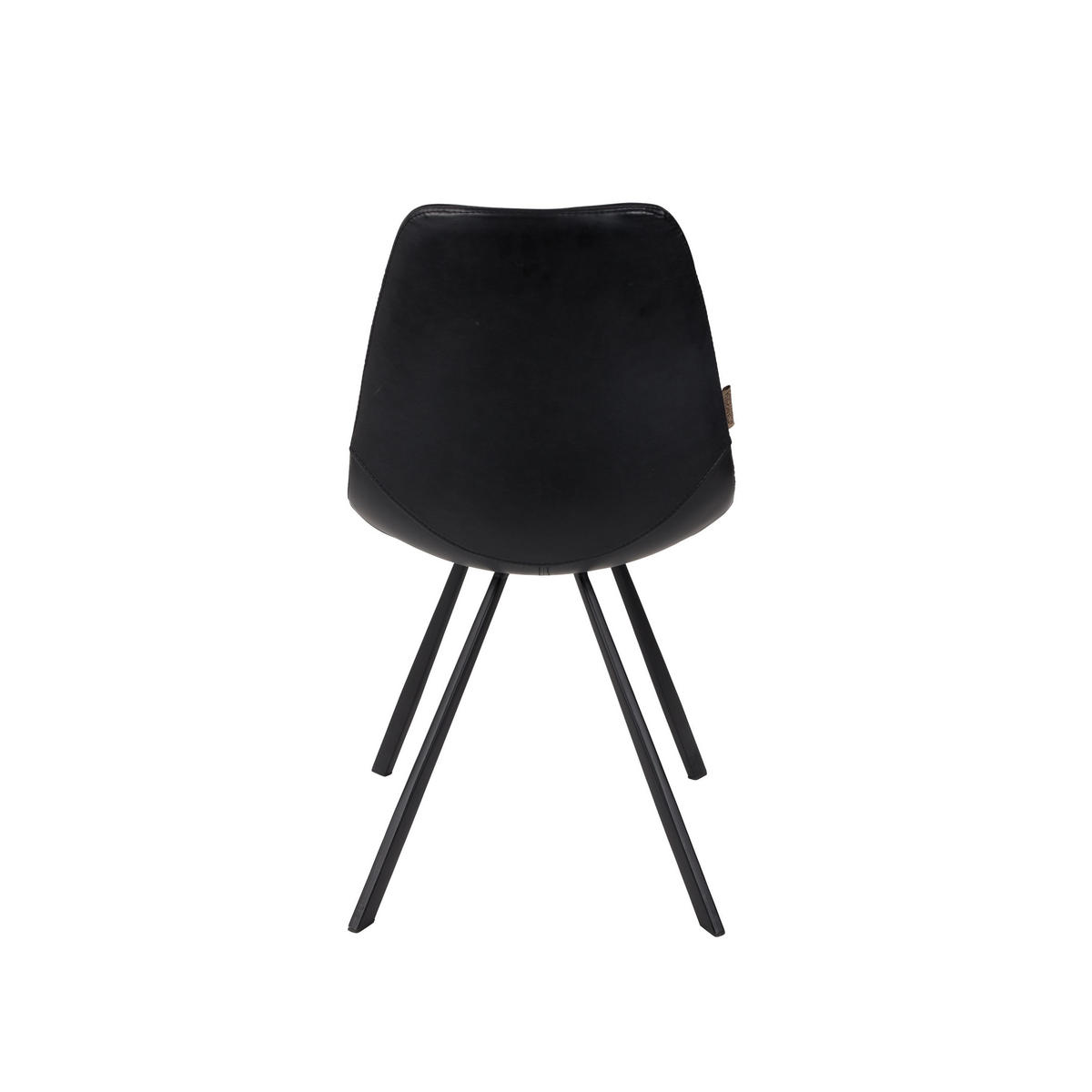 ESSZIMMERSTUHL Franky Schwarz - 2 er Set - Schwarz, Kunststoff (46/83/56cm) - Dutchbone