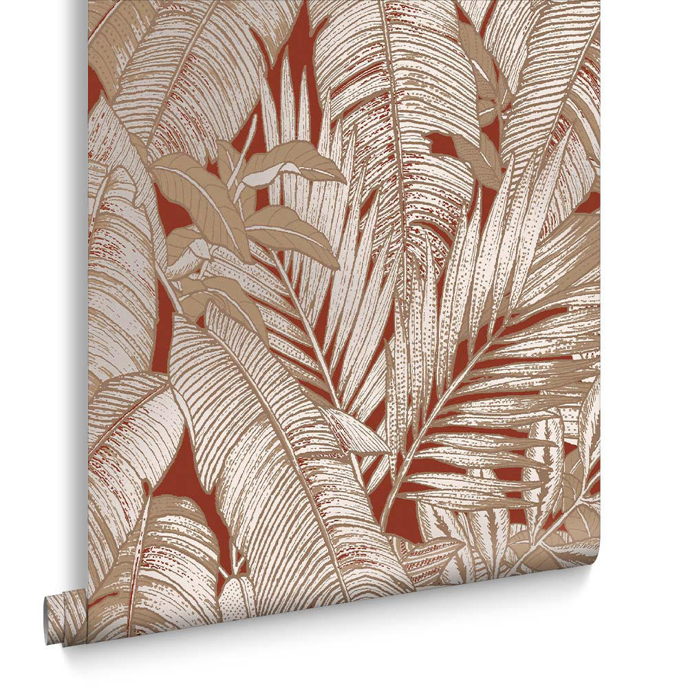 VLIESTAPETE - Paradys Alizarin - Rot, Papier/Kunststoff (52/1000cm) - Graham & Brown