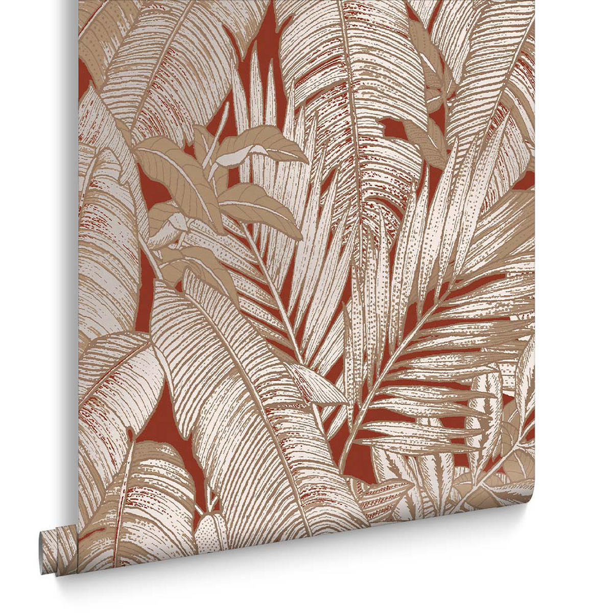 VLIESTAPETE - Paradys Alizarin - Rot, Papier/Kunststoff (52/1000cm) - Graham & Brown