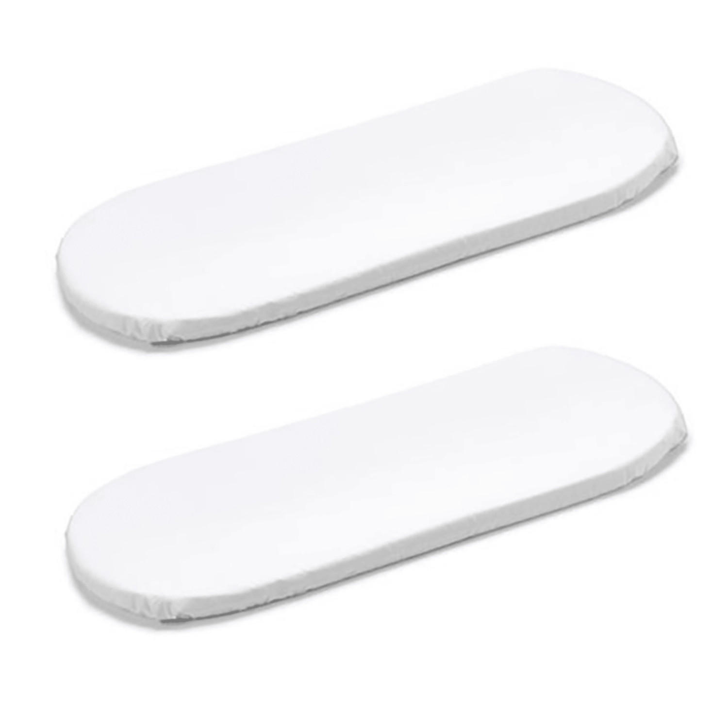 MATRATZENSCHONER 2er für Babytragekörbe weiss - Weiß, Textil (30/80cm) - Premiers Moments