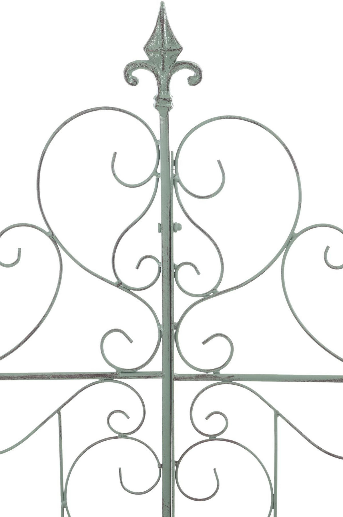 RANKGITTER Joris 99x2x133cm Metall Antik-Grün Rankhilfe - Grün, Metall (99/133/2cm) - DELUKE