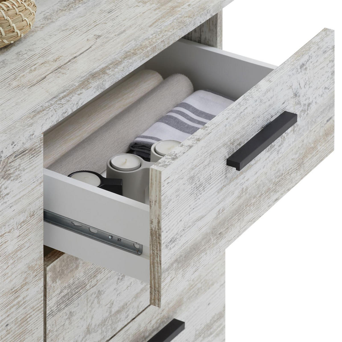 KOMMODE CHICAGO - Dunkelbraun, Holzwerkstoff (91/82/40cm) - CARO-Möbel