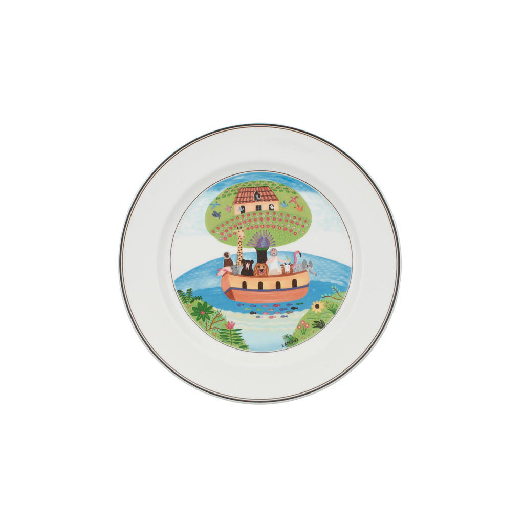 SPEISETELLER ARCHE NOAH Design Naif bunt ø 27 cm - Multicolor, Keramik (27cm) - Villeroy & Boch