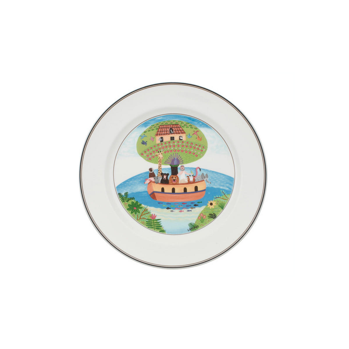 SPEISETELLER ARCHE NOAH Design Naif bunt ø 27 cm - Multicolor, Keramik (27cm) - Villeroy & Boch