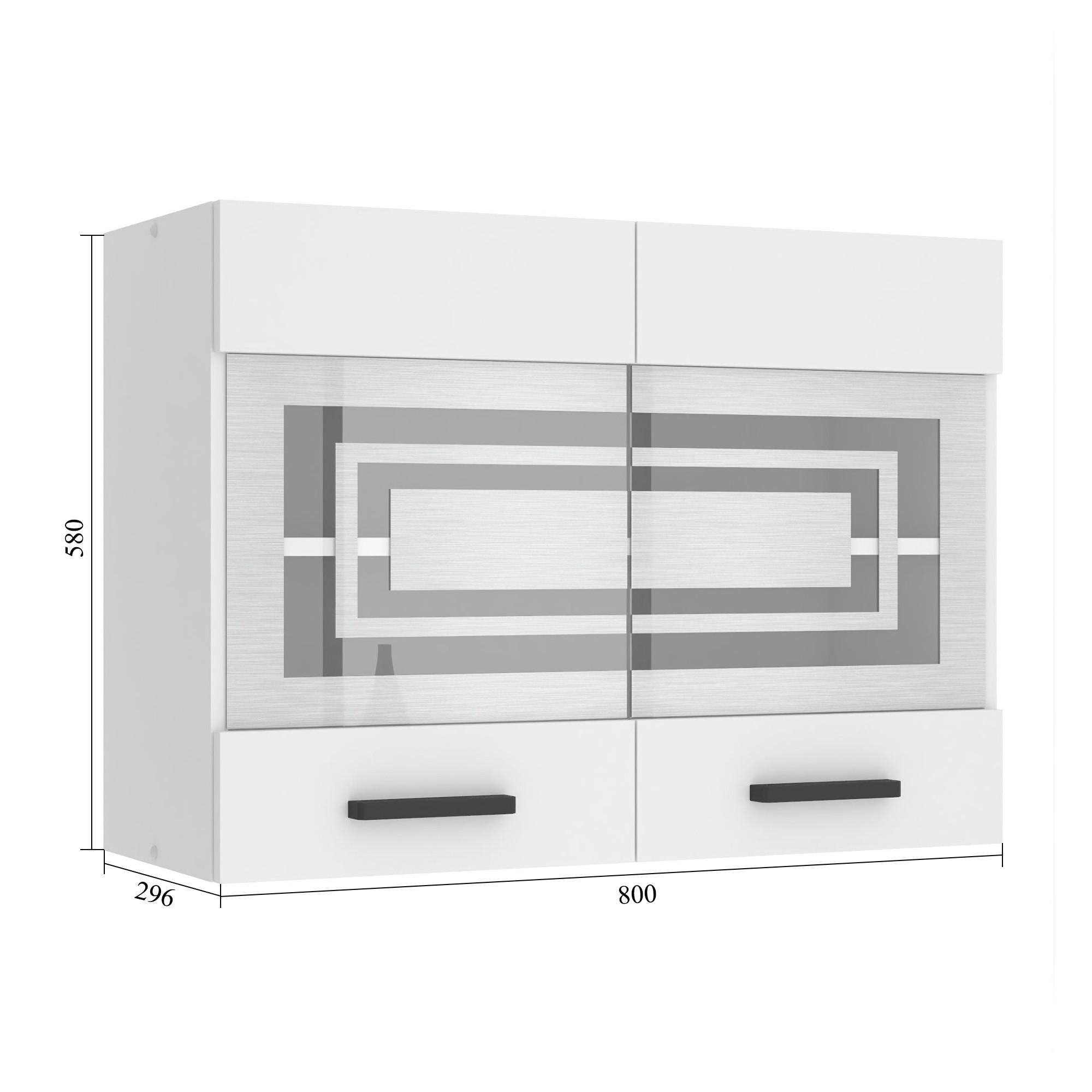 HÄNGESCHRANK SGW 80 cm, mit 2 Türen, Wotan-Eiche - Braun, Holz (80/58/29.6cm) - B BELINI GROUP