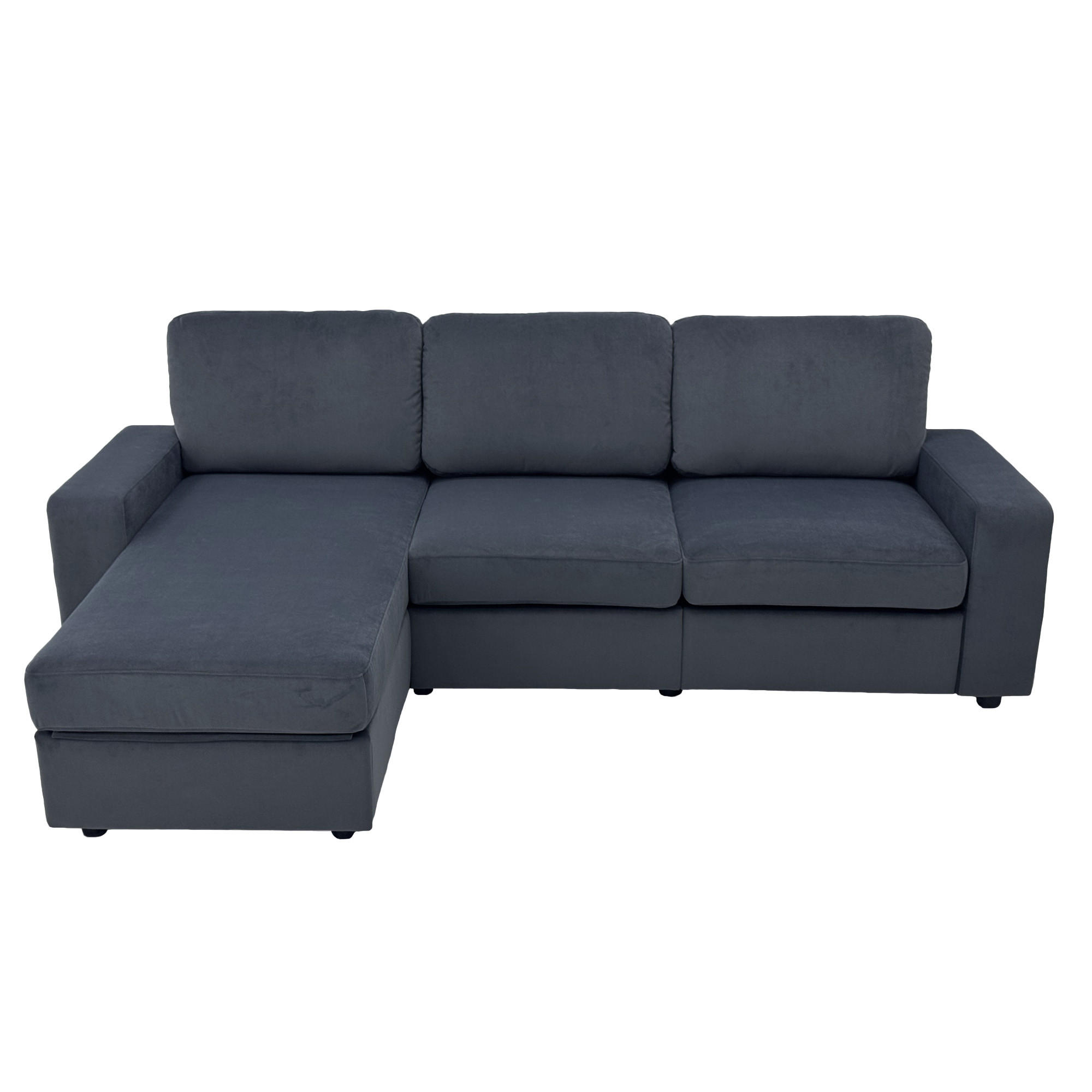 ComfortXL Ecksofa Dunkelgrau 245.5x150.5 cm