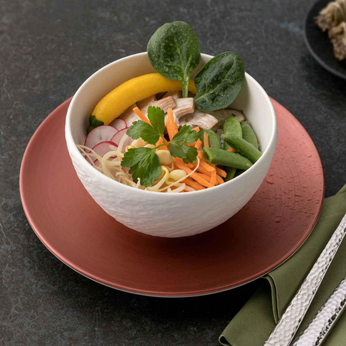 STARTER-SET Manufacture Rock weiß - Weiß, Keramik (28/32/38cm) - Villeroy & Boch