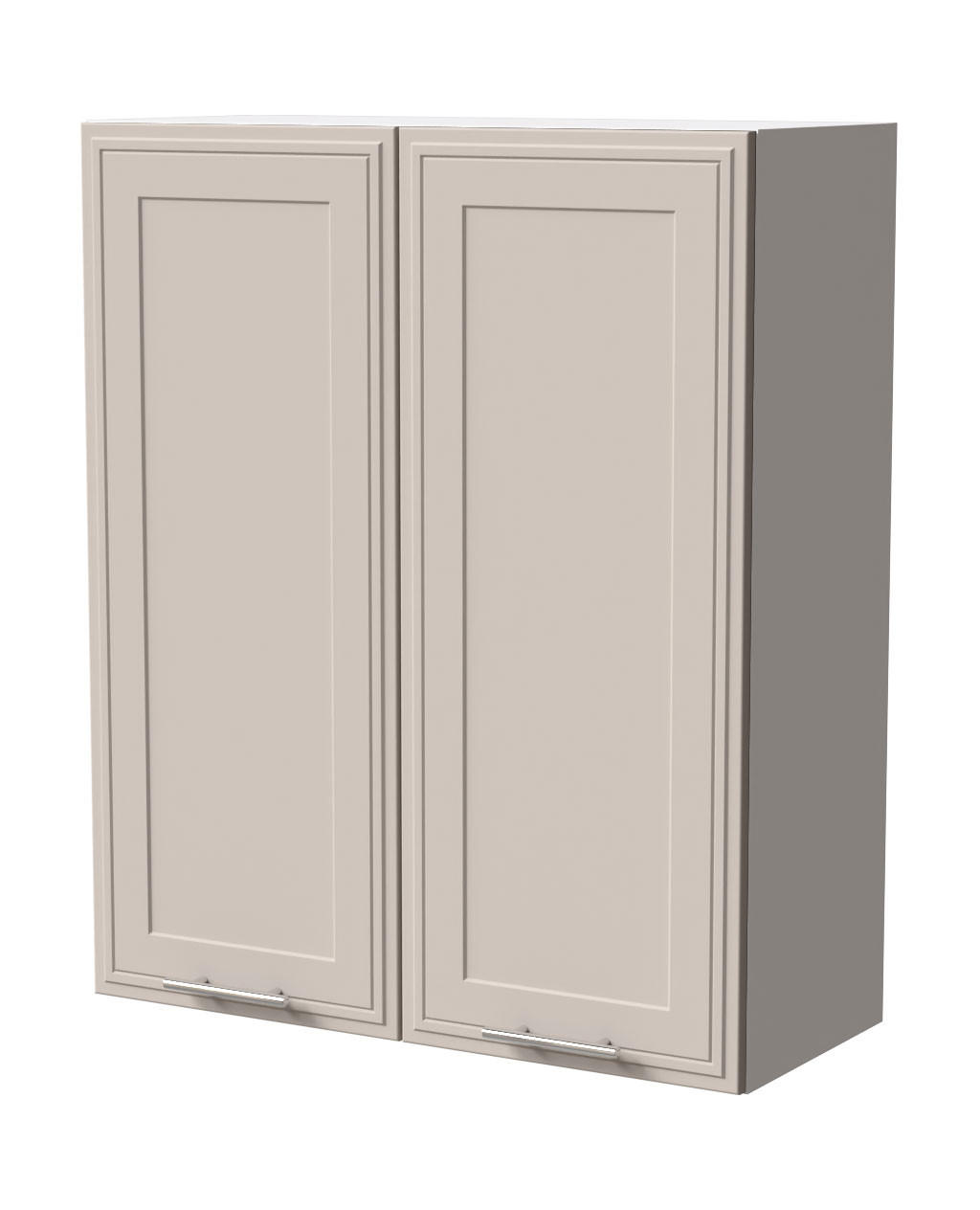 HÄNGESCHRANK Salo W4/80 Weiß / Kaschmir Matt 80 / 32,5 / 96cm - Kaschmir/Weiß, Holz/Holzwerkstoff (80/96/32.5cm) - Feldmann-Wohnen