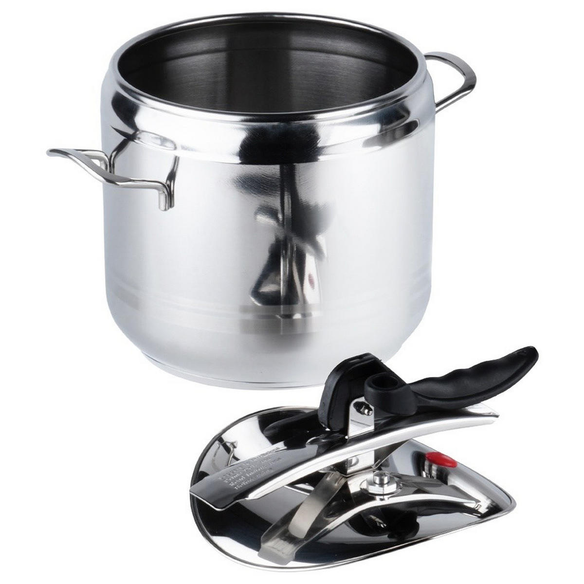SCHNELLKOCHTOPF Profi silber - Silberfarben, Metall (7L) - Orion 