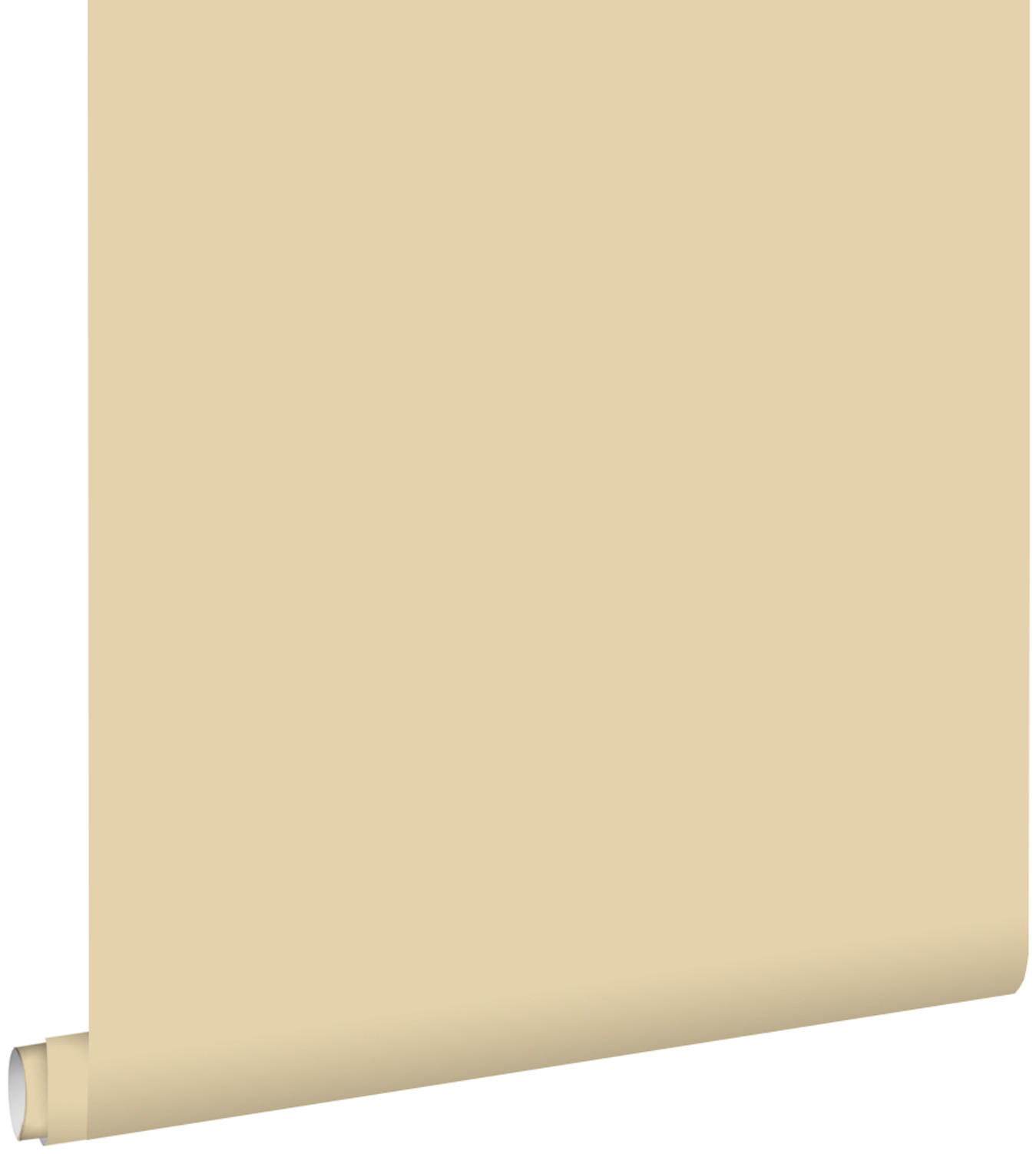 TAPETE Uni 53 cm x 10.05 m - Beige, Papier (53/1000cm) - ESTAhome