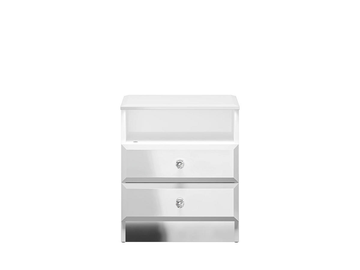 NACHTTISCH – 45 cm – Glamour – Eichefarben – Höhe 68 cm – NS-006 - Eichefarben, Holzwerkstoff (45/68/34cm) - hi-markt