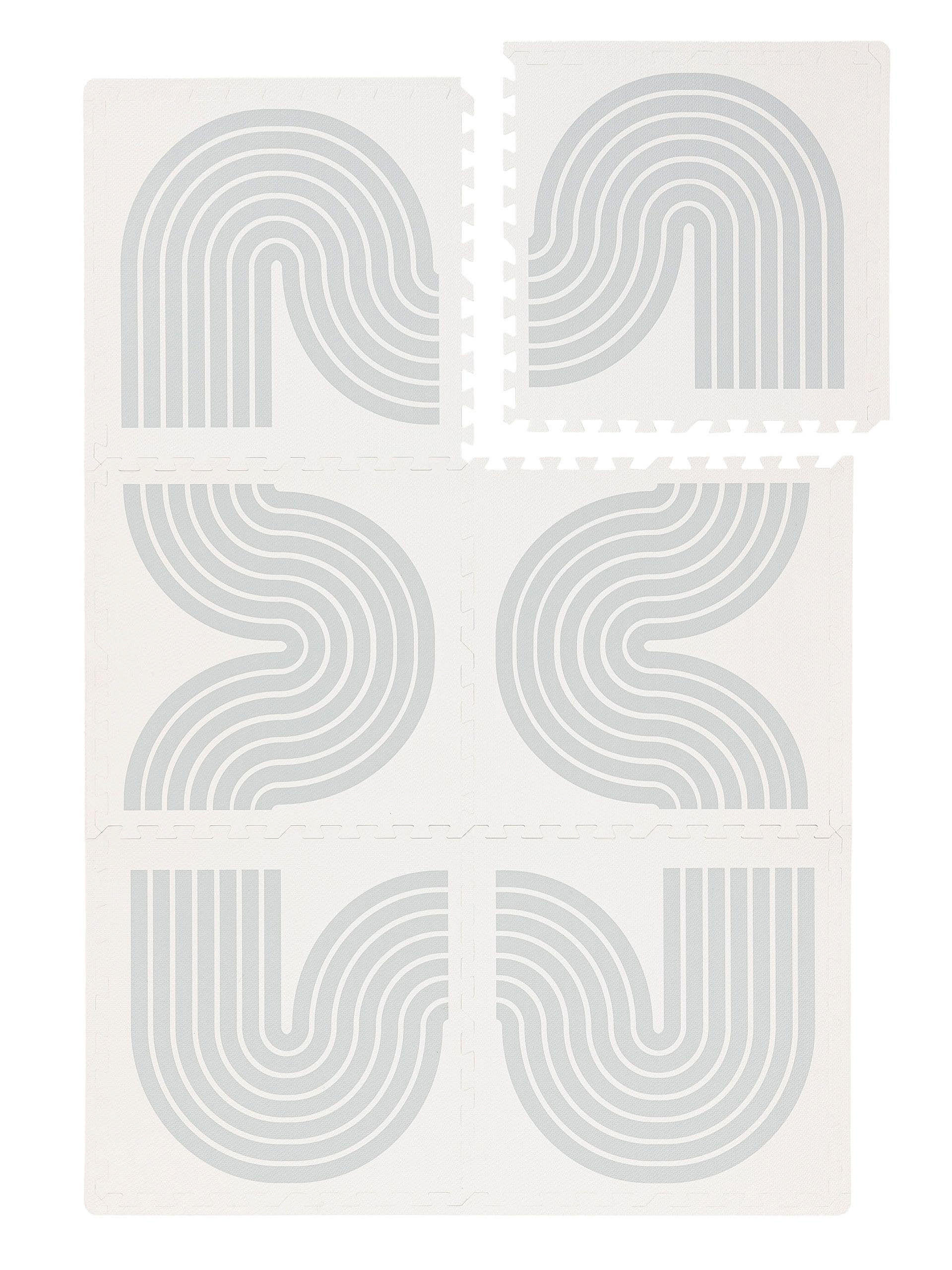 SPIELMATTE Archie Cream/Grau 120x180 cm - Creme, Textil (120/180cm) - Lytte