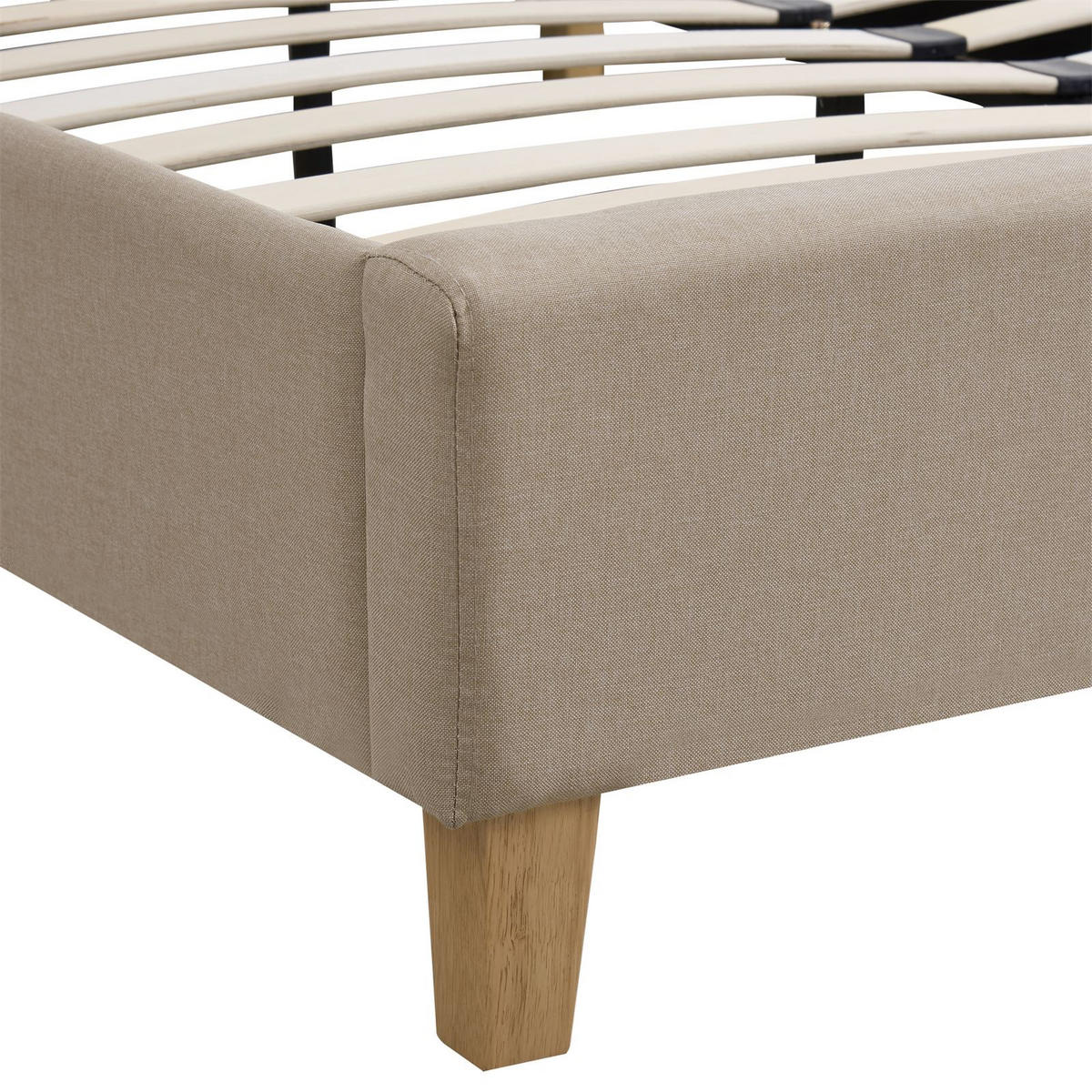 POLSTERBETT ADELE 140X200 CM - Beige, Textil (140/200cm) - CARO-Möbel