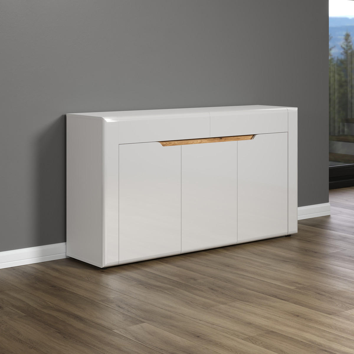 SIDEBOARD Marlon Weiß - Weiß, Holzwerkstoff (150/84/39cm) - Trendteam