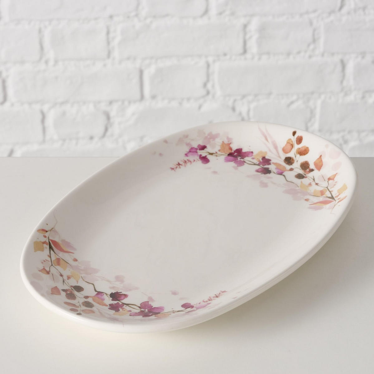 SERVIERTELLER Barnada Mehrfarben 29/18,5/2,8 cm - Multicolor, Keramik (29/18.5/2.8cm) - Boltze Home