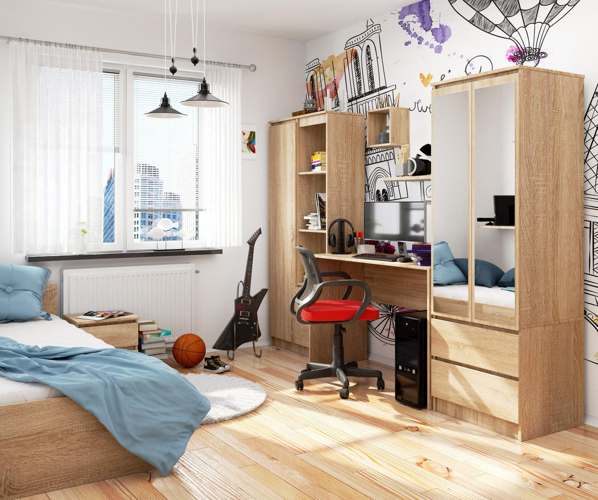 SCHREIBTISCH Sonoma-Eiche 120x50x79 cm - Sonoma Eiche, Holzwerkstoff (50/120/79cm) - Akord