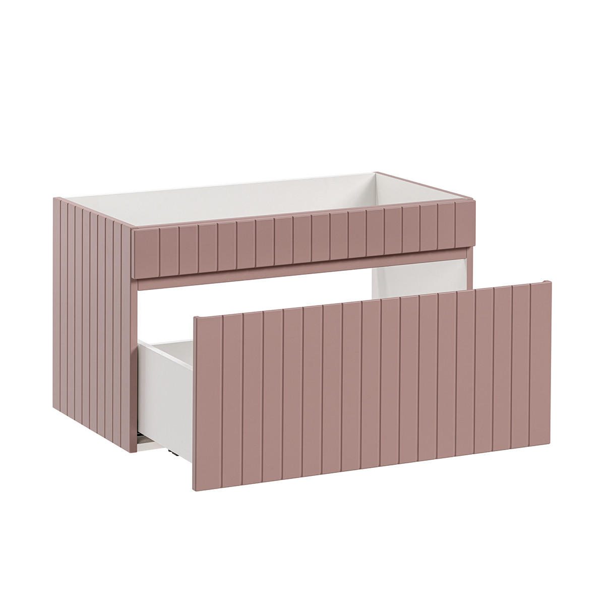 WASCHTISCHUNTERSCHRANK 80cm Zelie Rose - Pink, Holzwerkstoff (80/46/46cm) - Petits-meubles