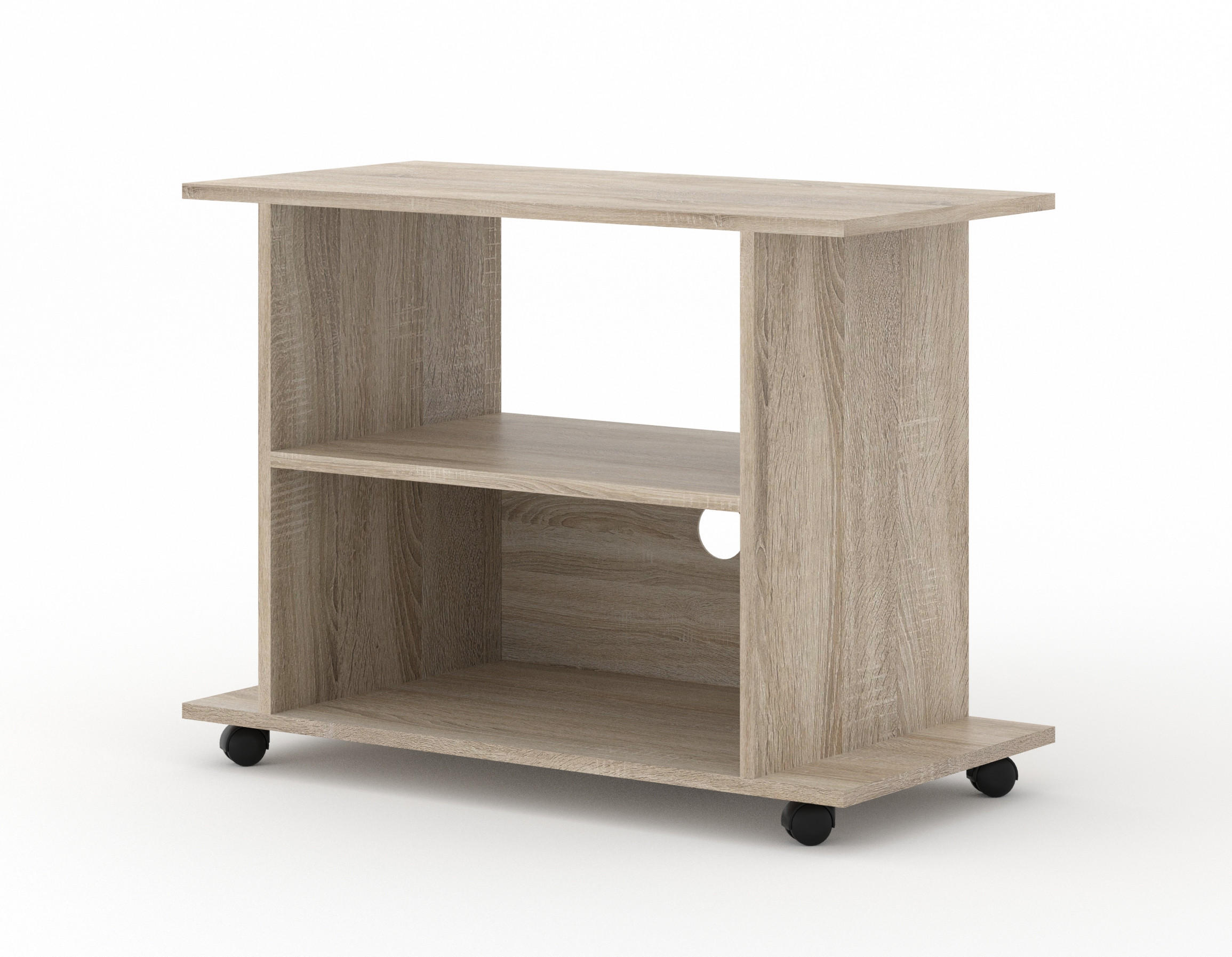 TV LOWBOARD Sonoma Eiche 80/60/40 - Sonoma Eiche, Holzwerkstoff (80/60/40cm) - RAUMHIRSCH FURNITURE