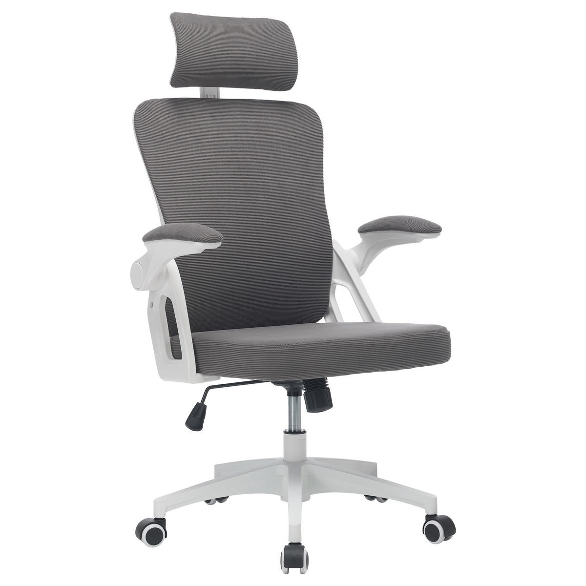 BÜROSTUHL Grau 58/65/108 cm - Grau, Metall (58/108/65cm) - PANGIVO