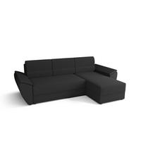 ECKSOFA L REBI L2 Rainbow 27 Rechts mit Schlaffunktion, Grau, L-Form - Grau, Textil (251/140cm)