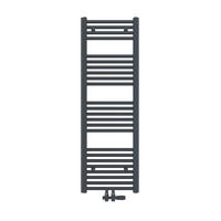HEIZKÖRPER Handtuchheizkörper wasserführend 120/40/3 cm - Anthrazit, Metall (40/120/3cm) - EMKE