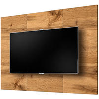 WANDPANEEL Eiche Wotan 180 x 118 cm, TV Rückwandverkleidung in modernem Design - Eiche Wotan, Holzwerkstoff (180/118/1.6cm) - Inn.Furn