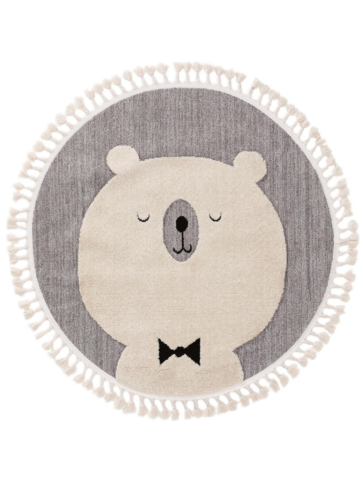 KINDERTEPPICH Momo Grau ø 120 cm rund - Grau, Textil (120/120cm) - Lytte