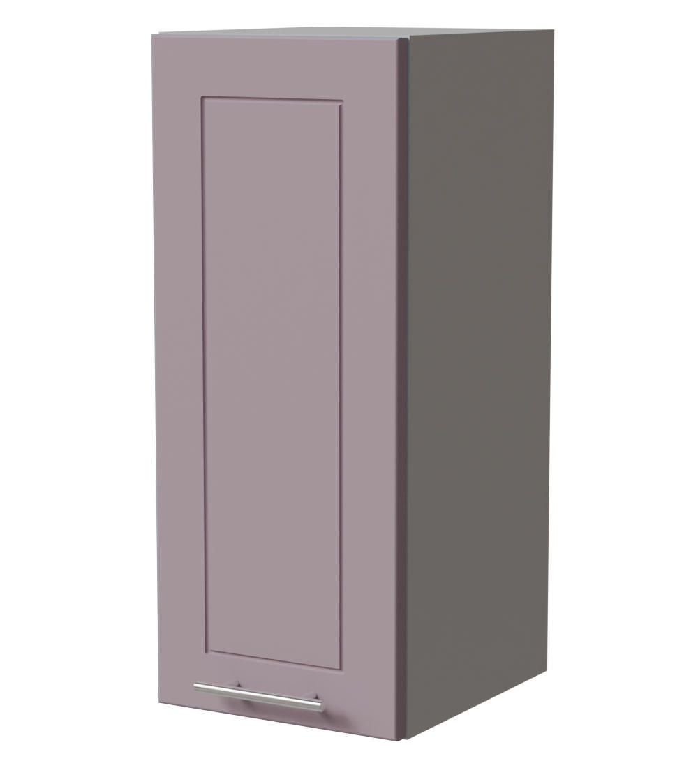 Feldmann-Wohnen Hängeschrank Violett, Grau 30x72x32.5 cm