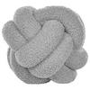 DEKOKISSEN Grau 19/19 cm Malni - Grau, Textil (19/19cm) - Beliani