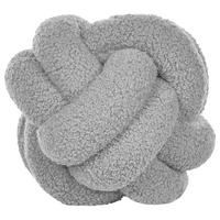 DEKOKISSEN Grau 19/19 cm Malni - Grau, Textil (19/19cm) - Beliani