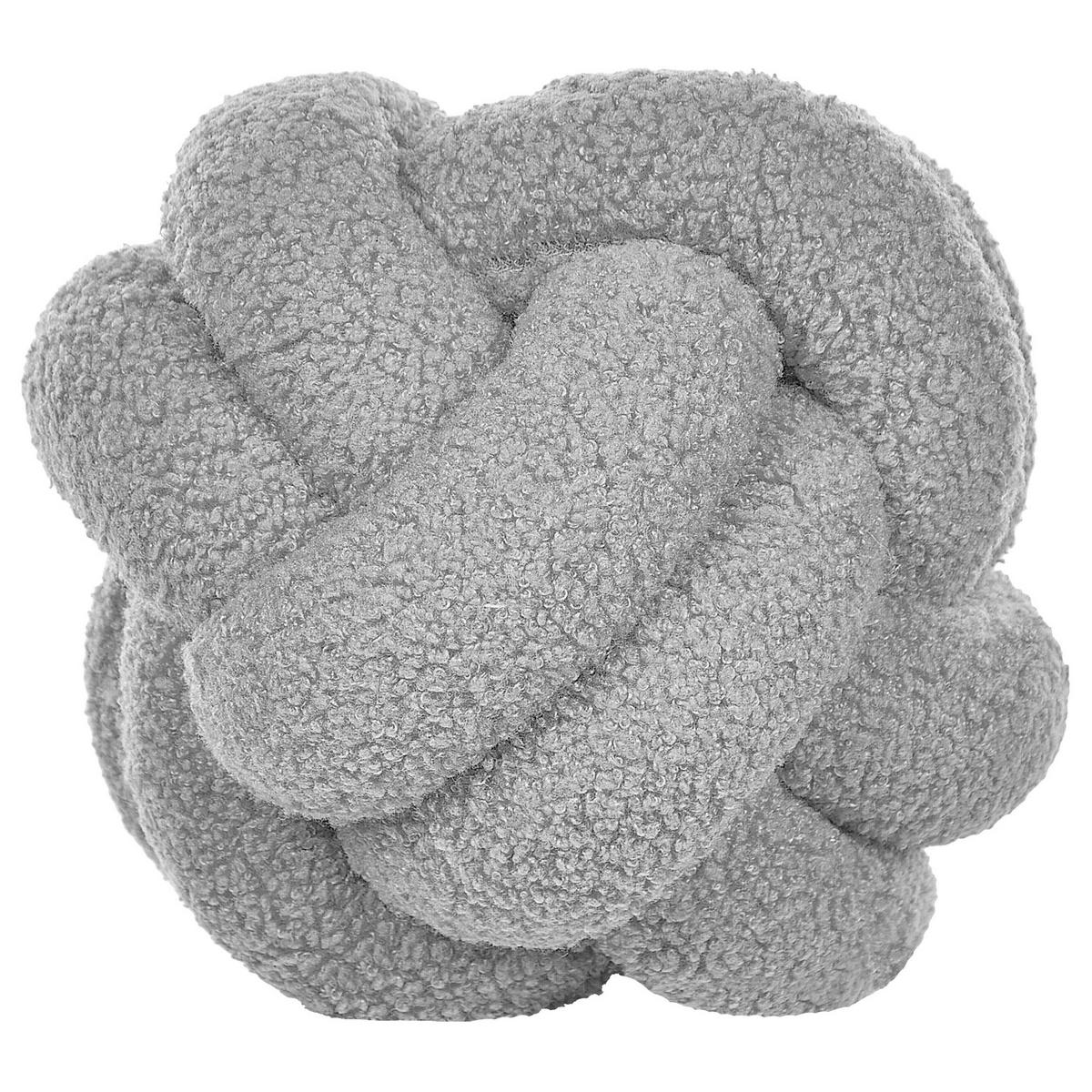 DEKOKISSEN 2er-Set Grau 19/19 cm Malni - Grau, Textil (19/19cm) - Beliani