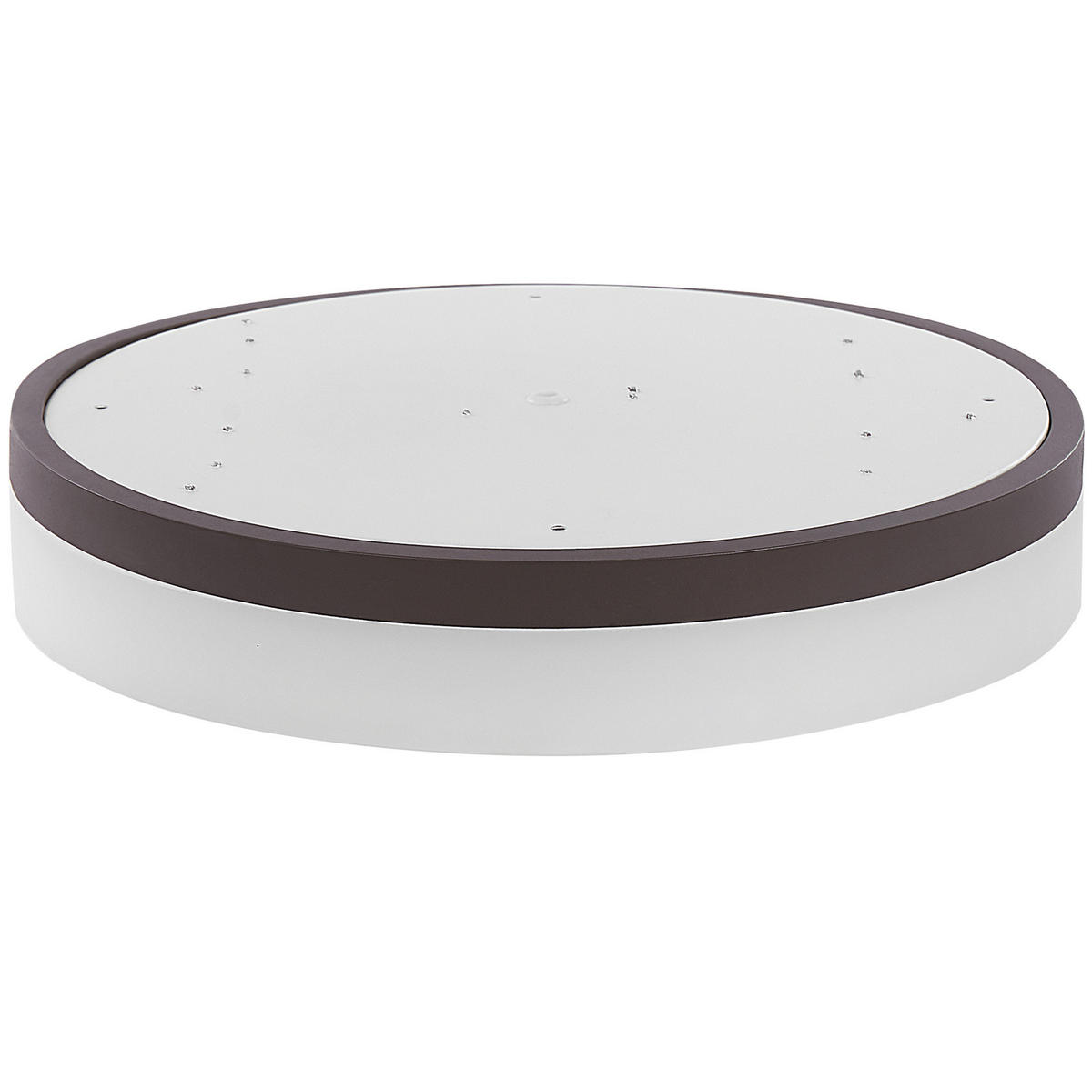 DECKENLEUCHTE Sakae 40/40/7 cm - Weiß, Metall (40/40/7cm) - Beliani
