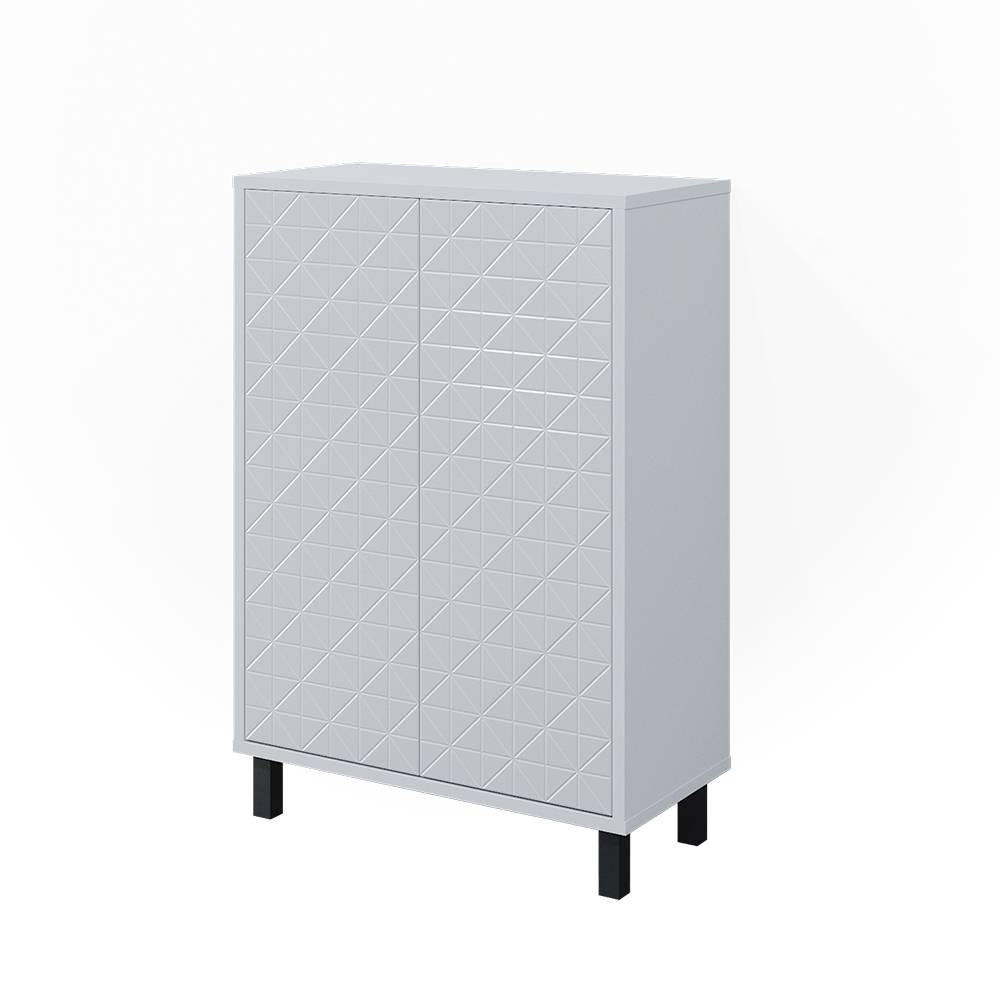 MIDISCHRANK Agasta Weiß 56.2 x 83.2 cm - Weiß, Holzwerkstoff (56.2/83.2/28cm) - Vicco
