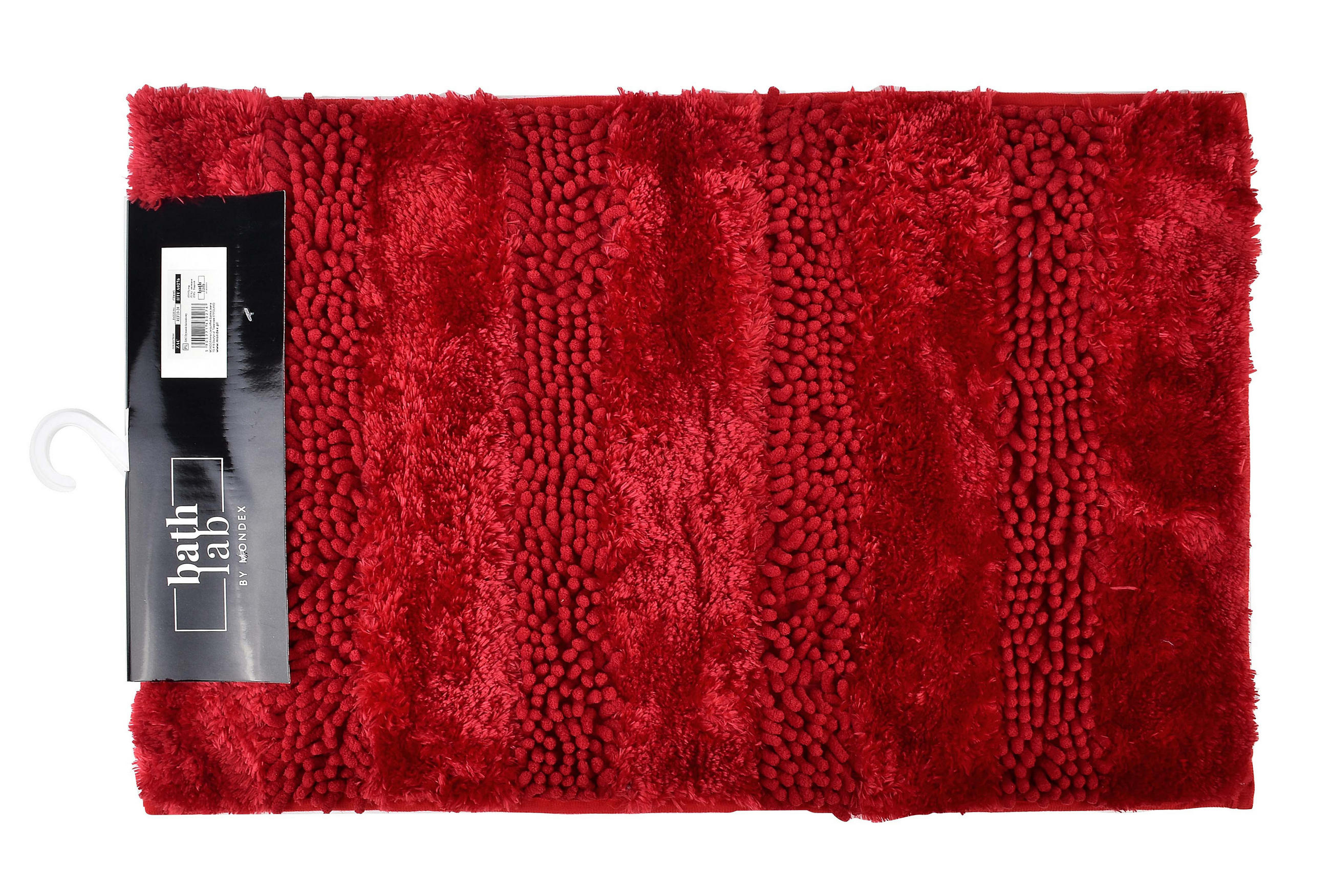 BADEMATTE Zac Rot 60/40/2 cm Textilien - Rot, Textil (40/60cm) - Mondex