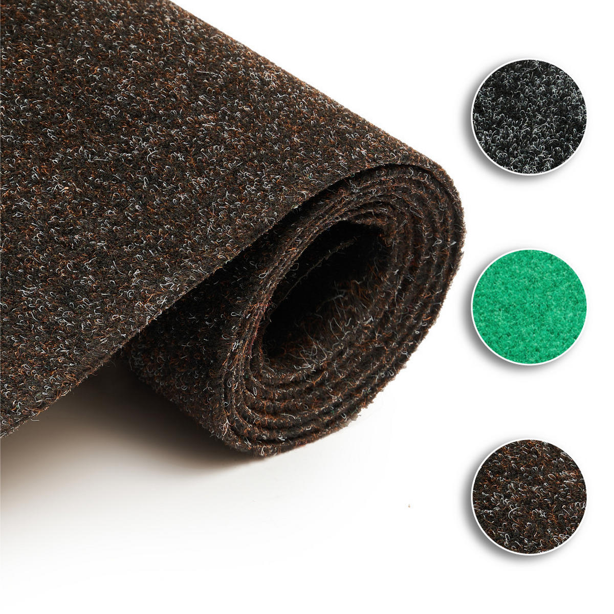 RASENTEPPICH VERA Braun 200/350 cm - Braun, Textil (200/350cm) - Tapiso