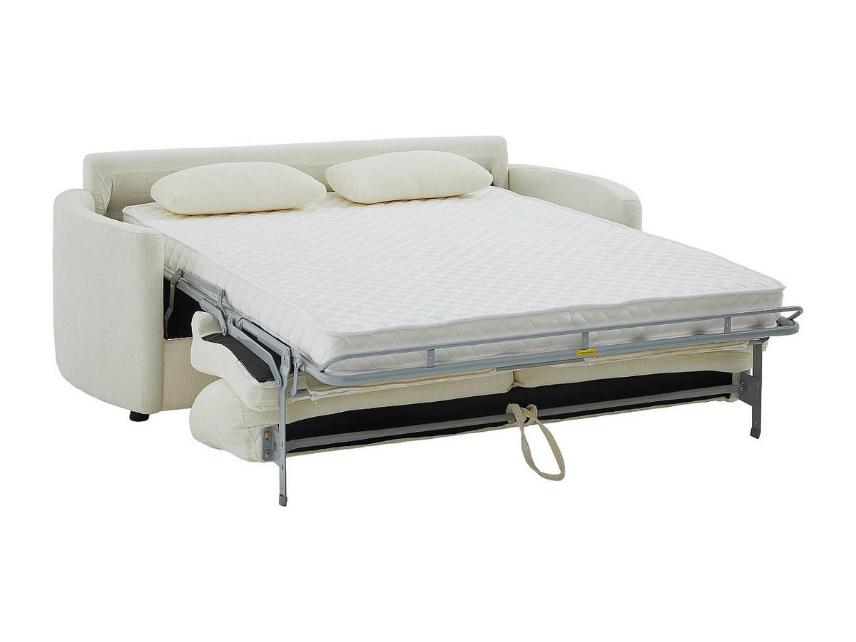 SCHLAFSOFA - 3 Personen - Stoff - Beige - - Beige, Textil (199/88/97cm) - Vente-Unique