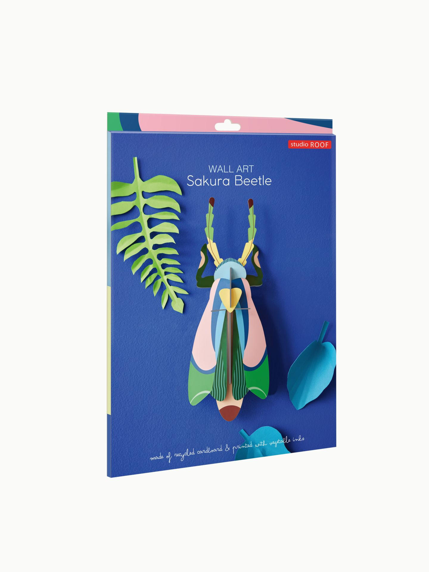 WANDDEKO Smaragdkäfer 7/33 cm - Multicolor, Wellpappe (7/33/13cm) - KUNSTLOFT