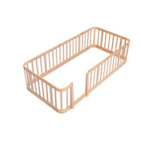 BODENBETT 140/200 cm DE-33064 modular und sicher Natur - Naturfarben, Holzwerkstoff (140/200cm) - ComfortXL