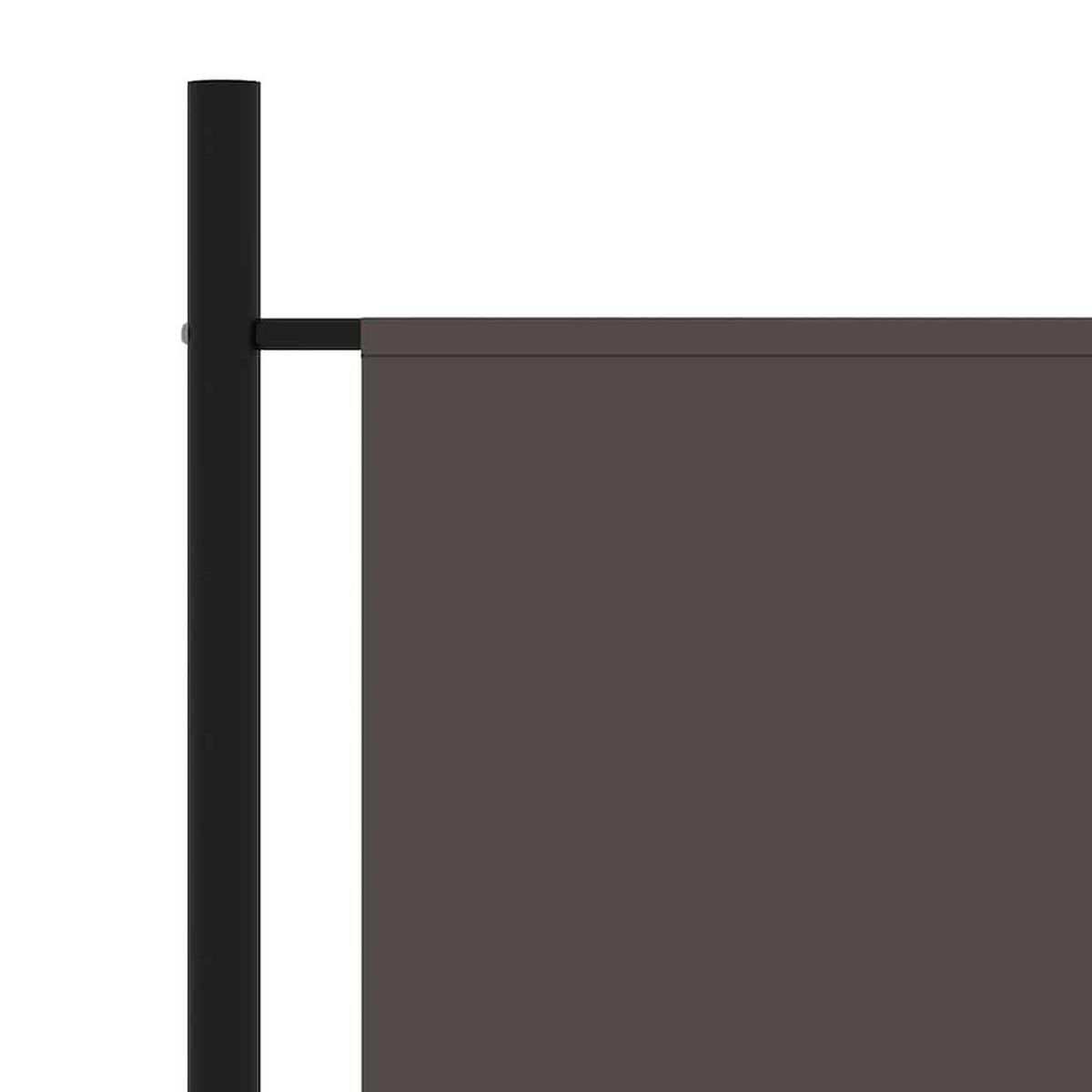 PARAVENT Anthrazit 175/180 Cm Stoff - Anthrazit, Textil (180/0.1/175cm) - vidaXL