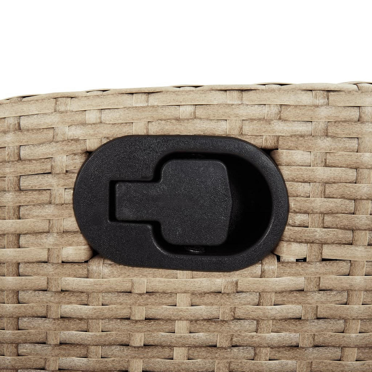 GARTEN-ESSGRUPPE 9-teilig Mit Kissen Beige Poly Rattan - Beige, Kunststoff - vidaXL