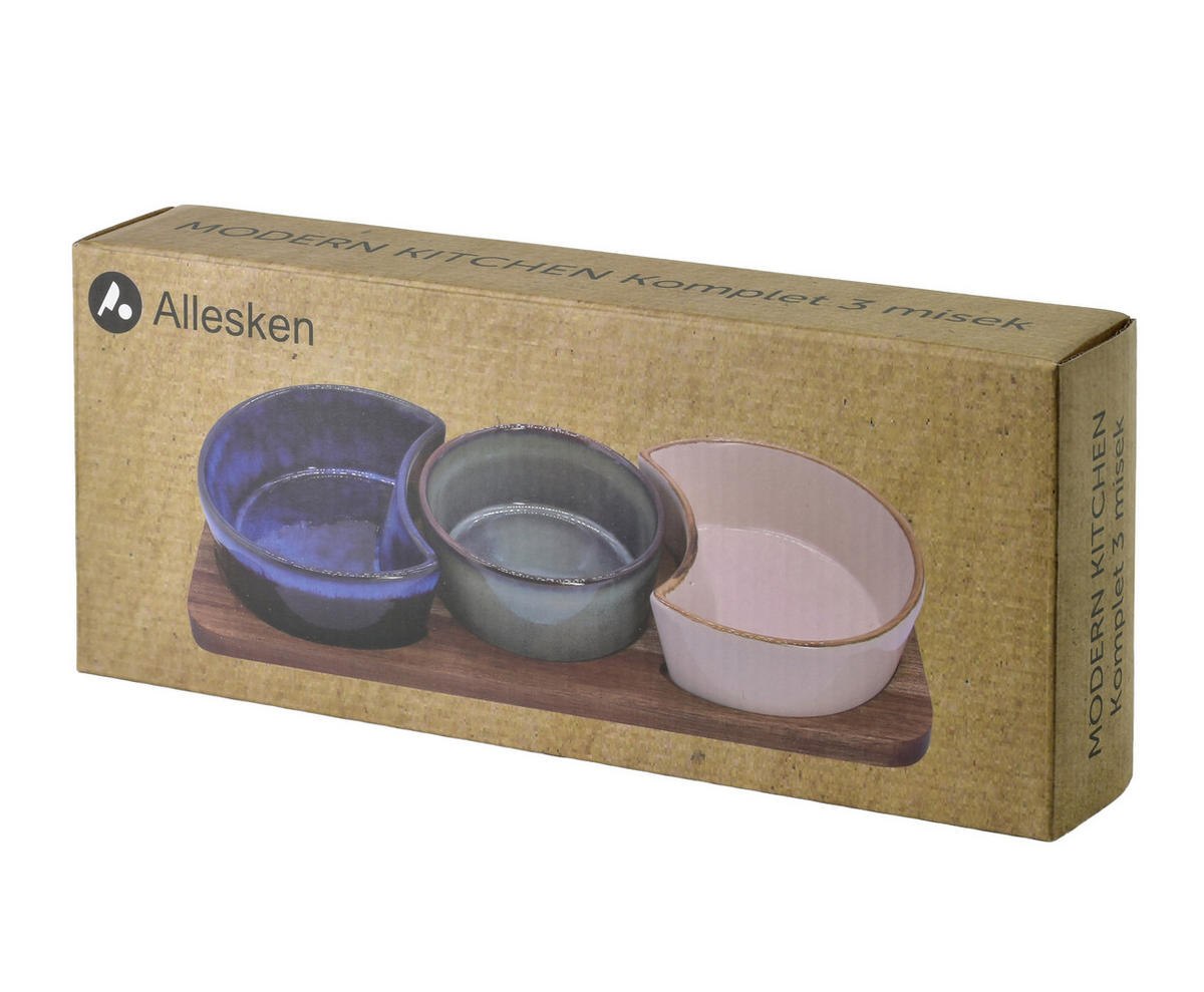 SERVIERSCHALEN Modern Kitchen Blau 26.5/11/5 cm Porzellan - Blau, Keramik (11/5/26.5cm) - Mondex