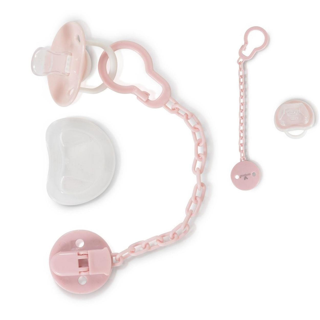 SCHNULLERZUBEHÖR Star rosa Silikon, Kunststoff, deckel, Schutzdeckel, Silikonsauger, griff - Rosa, Kunststoff (20cm) - Cangaroo