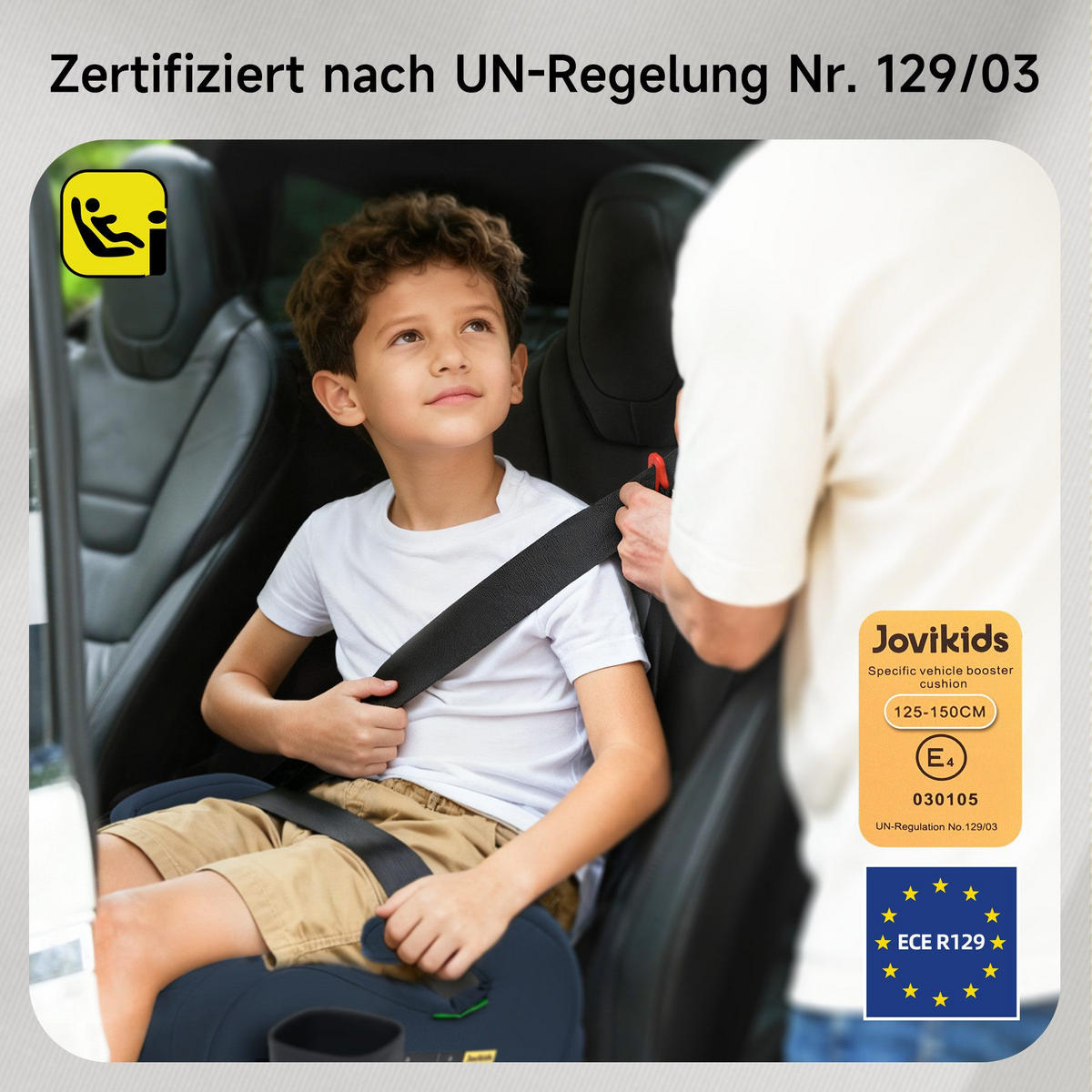 KINDERSITZERHÖHUNG Autositz & waschbarer Bezug/Armlehnen/Becherhalter - Blau, Textil (44/22/38cm) - BEXEVUE