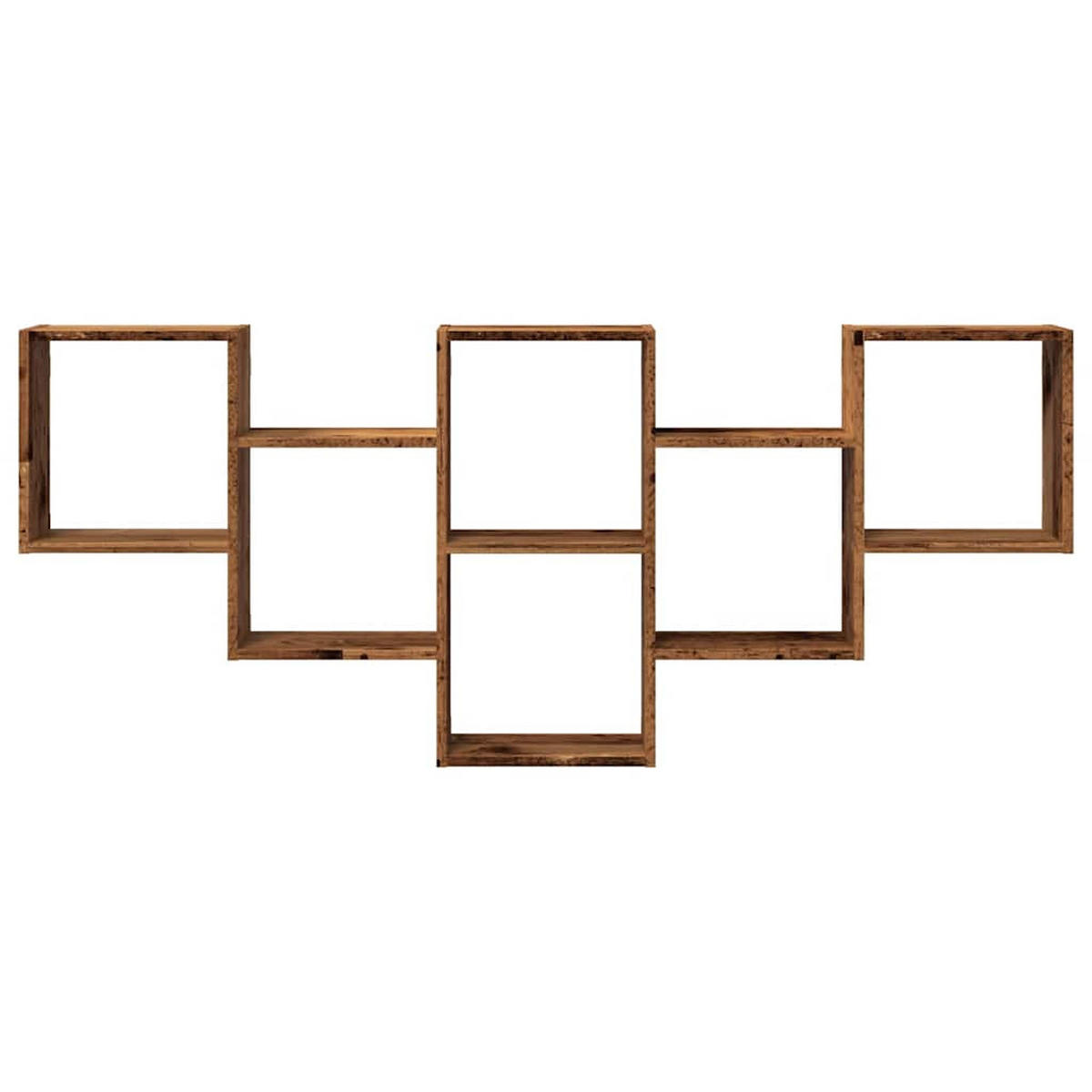 WANDREGAL Altholz-Optik 159/18/66 Cm Holzwerkstoff - Braun, Holzwerkstoff (18/66/159cm) - vidaXL