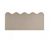 KOPFTEIL aus Teddy, gewellt 160x73,5cm - Beige, Textil (160/74/3cm) - RNT By Really Nice Things