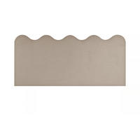 KOPFTEIL aus Teddy, gewellt 160x73,5cm - Beige, Textil (160/74/3cm) - RNT By Really Nice Things