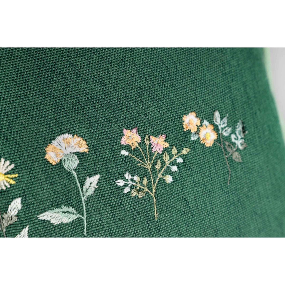 KISSENHÜLLE MEADOW - Dunkelgrün, Textil (50/30cm) - Tom Tailor