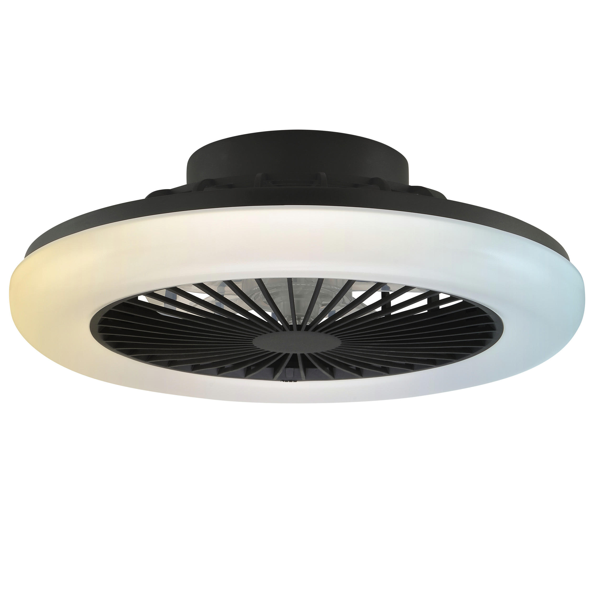 LED DECKENLEUCHTE Montero Schwarz 42/42/13,7 cm - Schwarz, Metall (42/42/13.7cm) - Brilliant